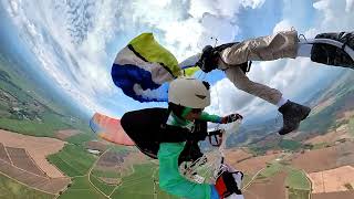 Colombia paragliding crash [upl. by Eleinad]