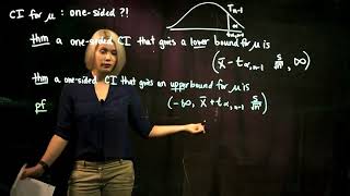 3 OneSided Confidence Intervals [upl. by Angele]