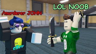 i Trolled the Worst TOXIC Player with ADMIN COMMANDS Murder Mystery 2 [upl. by Ahseid]