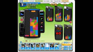 Facebook  Tetris Battle  4 Wide  6 Players  Wayne Walker  Vol1 [upl. by Alcot]