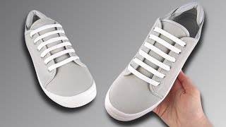 HOW TO BAR LACE SHOES Sneakers Bar Lacing [upl. by Yarw]