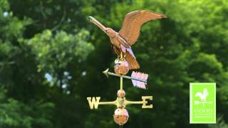 Good Directions 955P Smithsonian Eagle Weathervane  Polished Copper [upl. by Anertac]