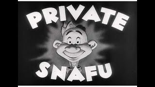 1943 PRIVATE SNAFU ep01 quotComing Snafuquot Chuck Jones BD 1080p restored [upl. by Adiaj]