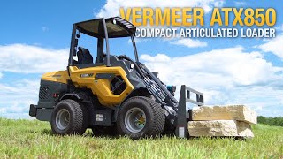 Vermeer ATX850 compact articulated loader in action [upl. by Klatt]