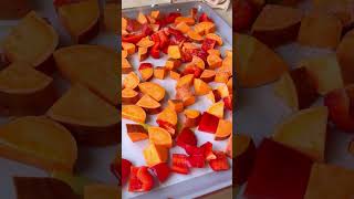 Crispy Roasted Sweet Potatoes and Candied Bacon [upl. by Sampson]