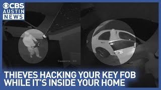 Car thieves are hacking key fobs to quickly and quietly steal vehicles [upl. by Raphaela562]