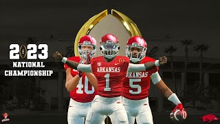 Arkansas In The National Championship Game  Razorbacks Ep15 S1G15 [upl. by Eniagrom602]