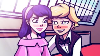 Adrien is a Waiter Miraculous Ladybug Comic [upl. by Solracesoj657]