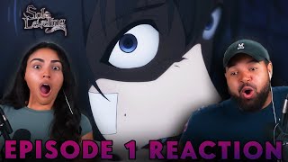 WHAT JUST HAPPENED IN THIS ANIME  Solo Leveling Episode 1 Reaction [upl. by Vance]