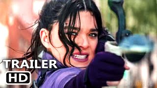 HAWKEYE Trailer 2021 Jeremy Renner Hailee Steinfeld Marvel Series [upl. by Neahs]