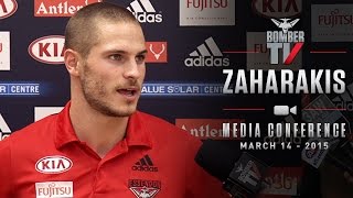 BTV David Zaharakis media conference  March 14 2015 [upl. by Wayolle]