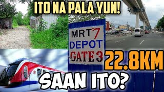 MRT 7 Depot to North Avenue Station  MRT Line 7 Latest Update [upl. by Ayala]