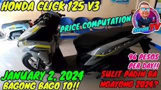 HONDA CLICK 125 V3  2024 PRICE UPDATE [upl. by Clayton]