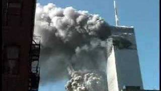 911 Archive FootageSouth Tower collapsing [upl. by Wincer614]