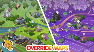 How to Override Maps in The Sims 4 FAST and EASY [upl. by Jago]