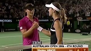 Martina Hingis vs Samantha Stosur 2006 Australian Open R4 Highlights [upl. by Rushing]