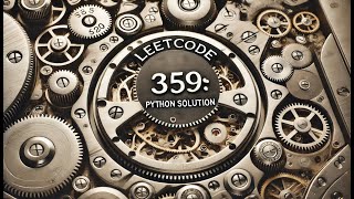 leetcode 359  logging rate limiter python solution [upl. by Ahsimal786]