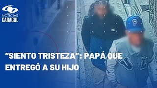 Habla papá que entregó a hijo ante la justicia por caso de joven apuñalado en Bogotá [upl. by Idieh]