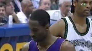 Latrell Sprewell Defense on Kobe Bryant  2004 WCF Game 5 [upl. by Kayla]