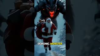 Santa claus is being chased by a giant demonic monster jesus [upl. by Lomasi]