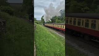 LMS Eric Treacy 5428 powers up towards Goathland Station with Andrew Jeffrey driving [upl. by Nnaeitak44]