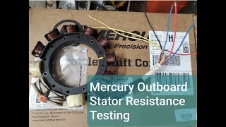 Mercury Outboard Stator Resistance Testing [upl. by Nedaj560]