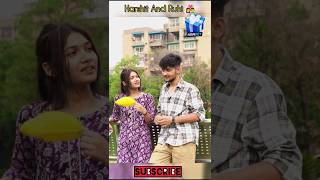 Love ♥️🥰 harshit prank tv  harshit and ruhi video  shorts tranding livebigagency 4rabetind [upl. by Chalmers]