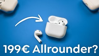 AirPods 4 mit Active Noise Cancelling  Unboxing amp Vergleich mit AirPods 3 und AirPods Pro 2 [upl. by Hayimas]