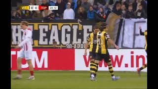 Mauresmo Hinoke skills vs Vitesse Arnhem  liga 2 Belanda [upl. by Aikahs]