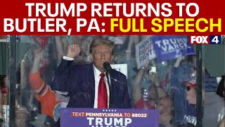 Trump Rally in Butler PA FULL SPEECH [upl. by Hashim]