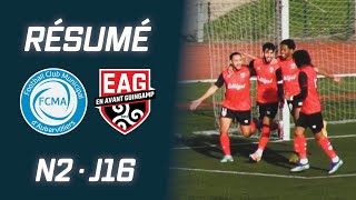 FCM AUBERVILLIERS – EA GUINGAMP B 12  J16  Résumé [upl. by Leinaj]