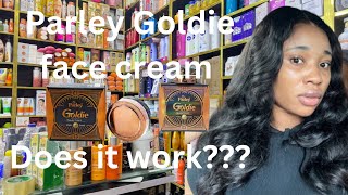 Parley Goldie beauty cream review Honest review of Goldie parley face cream whitening face cream [upl. by Orpheus]