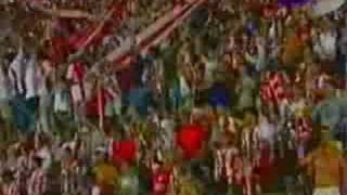 Hinchada de Instituto Cancionero en ElAguante RADIO VERDE [upl. by Anayeek]