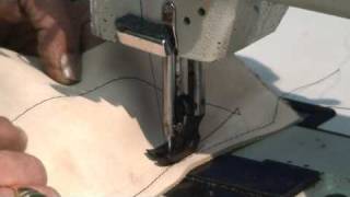 Consew 255RB3 Walking Foot Sewing Machine By Atlas Levy Sewing Machine Co [upl. by Acemaj]