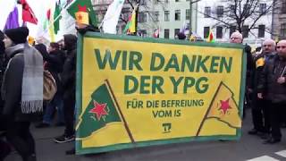 Afrin I Der Kampf für die Befreiung von Rojava wird auch in Berlin entschieden“ IL [upl. by Kotick]