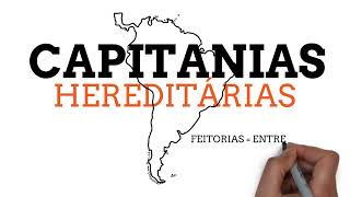 CAPITANIAS HEREDITÁRIAS [upl. by Lester449]