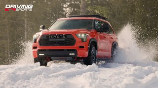 2023 Toyota Sequoia TRD PRO Review and Snow Adventure [upl. by Concettina]