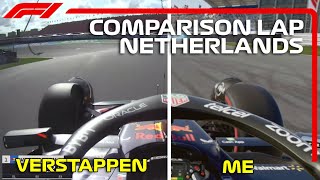 Comparison Lap • vs Max Verstappen • Zandvoort Dutch GP [upl. by Mide]