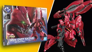 RG 1144 MSN04FF Sazabi GUNDAM SIDEF VER  Chars Counterattack x GUNDAM SIDEF [upl. by Lessard110]