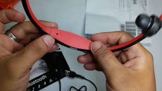 BS19C Bluetooth Headset From Lazada Unboxing [upl. by Hairacaz]