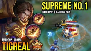 TIGREAL BEST BUILD 2024  BUILD TOP GLOBAL TIGREAL GAMEPLAY  MOBILE LEGENDS✓ [upl. by Stent546]