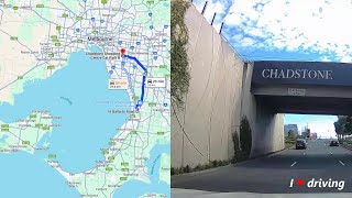 DASH CAM AUSTRALIA MELBOURNE Driving from Seaford to Chadstone Shopping Centre [upl. by Ellehs]