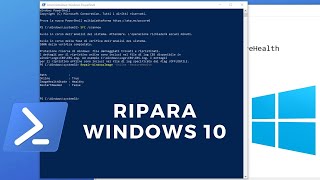 Come riparare limmagine e ripristinare la salute di Windows 10 [upl. by Airdnahc]