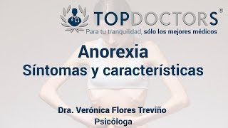 Anorexia  Síntomas y características de la anorexia [upl. by Martguerita]