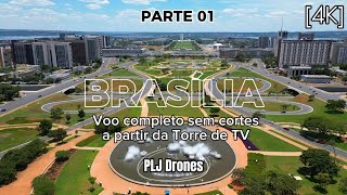 111  4K  Drone  Brasília 01  Voo a partir da Torre de TV drone brasilia capitalfederal df [upl. by Caye1]