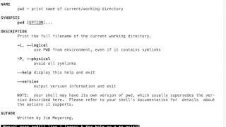 Command Line Basics pwd [upl. by Karlow]
