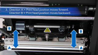 SATO S84ex amp S86ex  Adjusting the Printhead FrontRear Alignment [upl. by Assyral454]