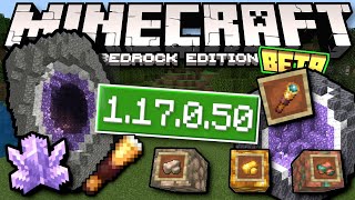 Minecraft Bedrock BETA ✅ 117050 ✅ AMETHYSTGEODES amp SPYGLASS  ⚒️ Changelog  MCPEXboxWindows [upl. by Annaik]