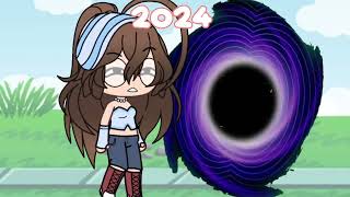 Full into the dark side Gacha trend 2024 oc to 2018 oc [upl. by Karol]