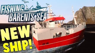 Fishing Barents Sea  Going To Open Waters  New Commercial Ship  Fishing Barents Sea Gameplay [upl. by Aney]